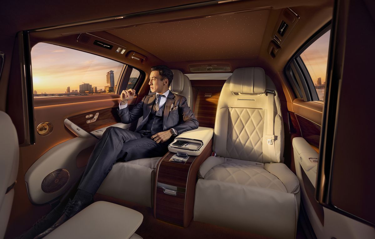 Luxury product launch event transfer